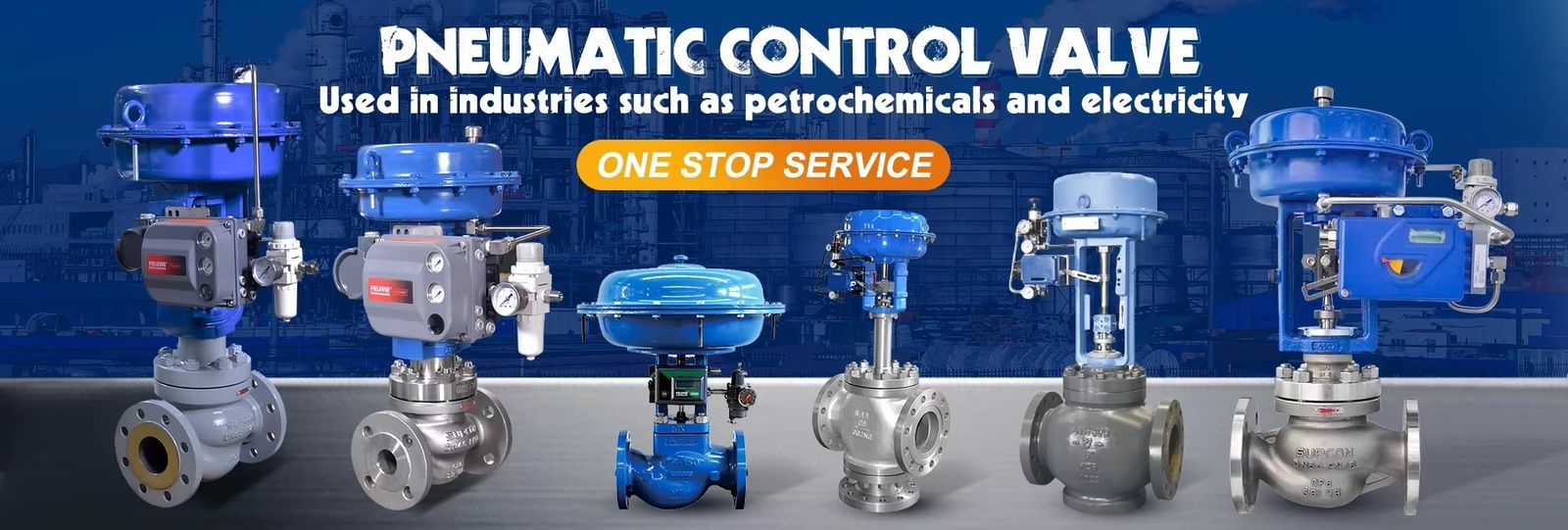 Válvulas de controlo pneumáticas