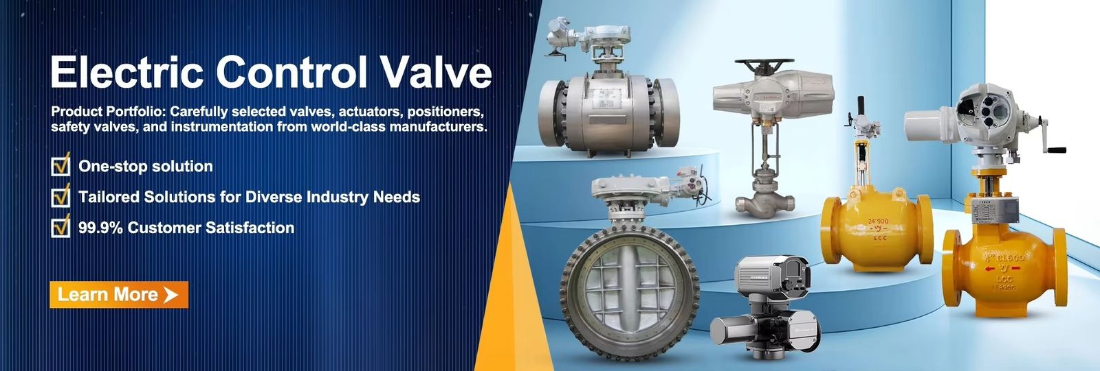 Válvulas de controlo eléctricas