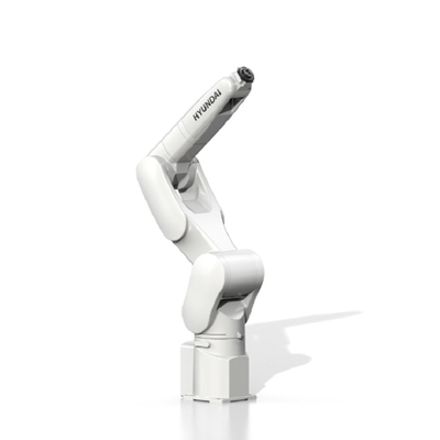 Braço do robô de soldadura da linha central de Hyundai HH7 6 com máquina e tocha de soldadura