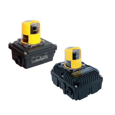 A posição giratória de Westlock monitora o interruptor de limite 3000 8300 3300 séries com a válvula de Fisher V150 e o Positioner DVC6200