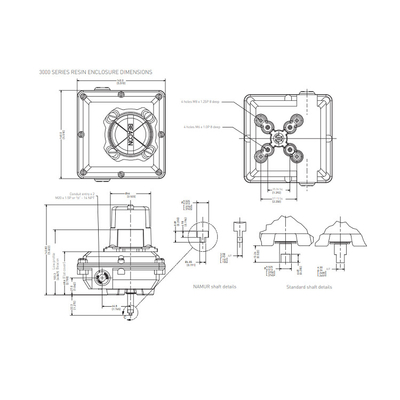 A posição giratória de Westlock monitora o interruptor de limite 3000 8300 3300 séries com a válvula de Fisher V150 e o Positioner DVC6200