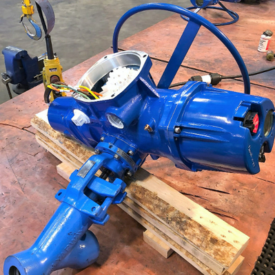 atuador elétrico limitorque QX para válvulas funcionam com corpo de válvula Fisher EZ