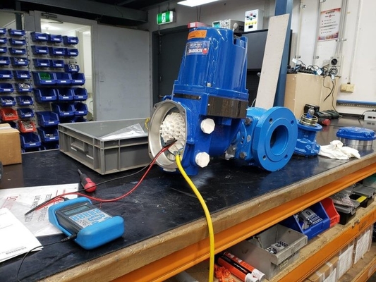 MX de Limitorque - MX 100 - 85 MX - trabalho elétrico do atuador de QX com válvula de Flowserve