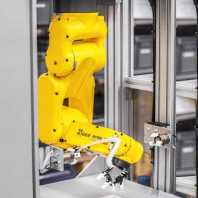 A carga útil 7kg do companheiro 200iD/7L de Fanuc LR alcança 911mm Mini Robot For Handing/soldadura