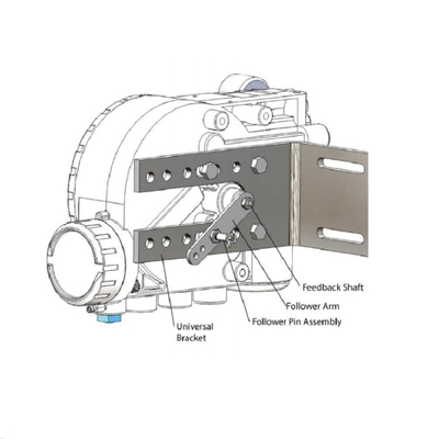 Positioner pneumático da válvula da DM Digital do Positioner UAS Logix 3200 de Flowserve