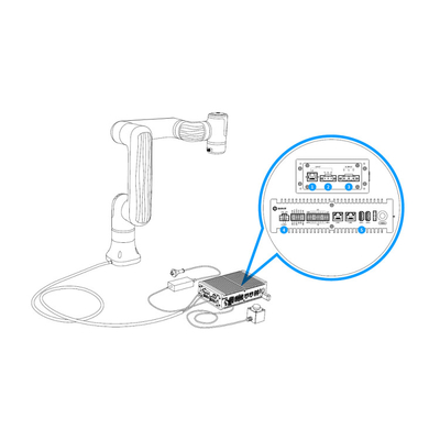 Braço do robô de DOBOT NOVA Chinese Robot Arm Cobot com prendedor do robô