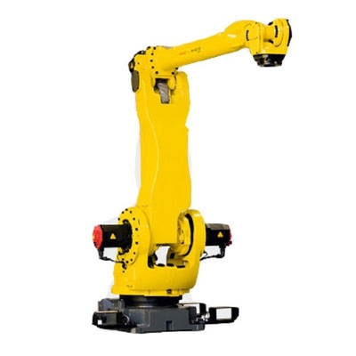Robô Palletizing M-410iB/140H industrial de Fanuc de 5 linhas centrais com o trilho do robô de GBS