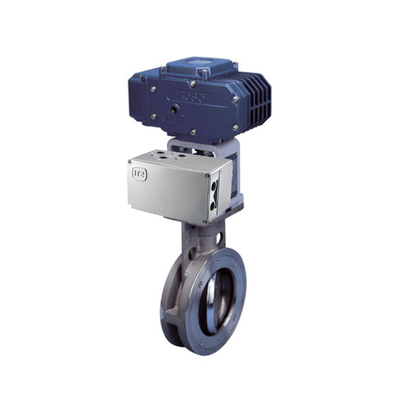 Tipo excêntrico válvula de KOSO de controle Segmental das válvulas de bola 210E com o positioner da válvula da WTI