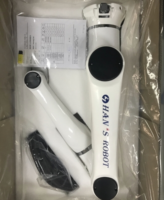 Robô de soldadura da linha central de Hans E5 6 com sistema da tocha e de trilhos para Mig Mag Tig Welding Solution
