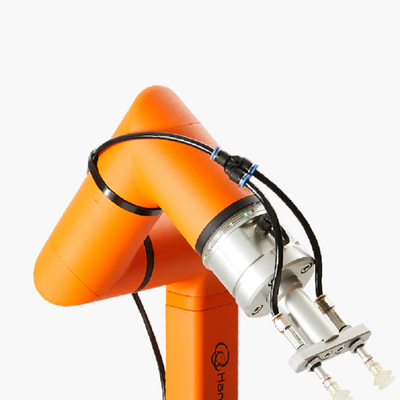 Braço colaborador do robô de HCR-3A com linha central Cobot Palletizer de Hanwha 6 do prendedor do sistema Onrobot da visão