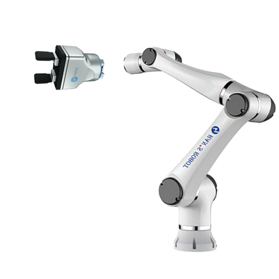 Elfin03 que Palletizing o braço colaborador do robô com o prendedor do robô de Onrobot da carga útil 3kg