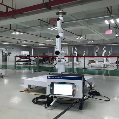 Colheita colaboradora e colocação do braço do robô da linha central flexível de Hansrobot 6 élficos com prendedor de Onrobot