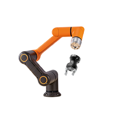 Braço do robô de Cobot da linha central de HCR-3A 6 com sistema da visão e prendedor de RobotiQ para o conjunto