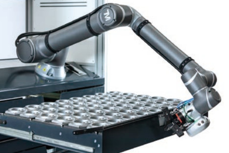 6 braço robótico de Techman Cobot TM14 da linha central para parafusar e escolher e colocar