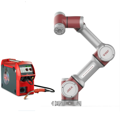Braço flexível do robô de soldadura da carga útil do alcance 7kg da linha central 819mm de JAKA 6 com a máquina de soldadura do arco do Tig MiG