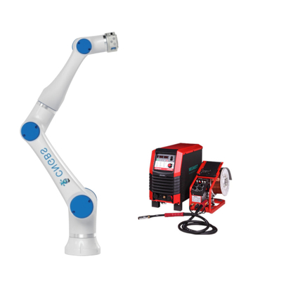 Braço do robô de Cobot da linha central da carga útil 6 de CNGBS 3kg com a máquina automática da soldadura de arco do Tig MiG