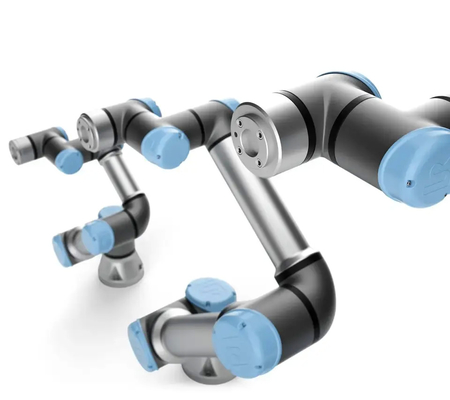 Robô de UR UR10 Cobot com tipo elétrico robô colaborador do prendedor 3-Finger de SMC de LEHS para a manipulação Palletizing
