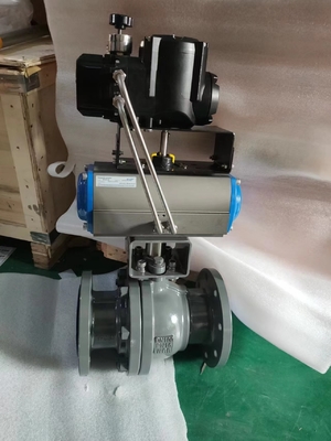 Válvula de controle elétrica com vaias à prova de explosões do volume do transdutor TXI7800 do Positioner e da Fairchild da válvula de Fisher DVC6200
