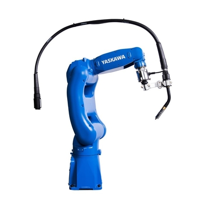 Máquina de soldadura do arco do braço do robô de Yaskawa de 6 linhas centrais e tocha de soldadura industriais do Mig