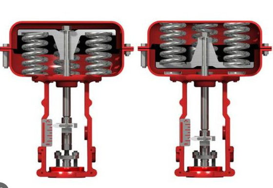 Masoneilan vermelho única válvula portuária de 21000 séries para o Positioner SVI3 da válvula