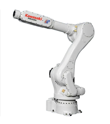 Braço RS080 do robô da linha central de Kawasaki 6 com o prendedor para segurar anular de alimentação Palletizing