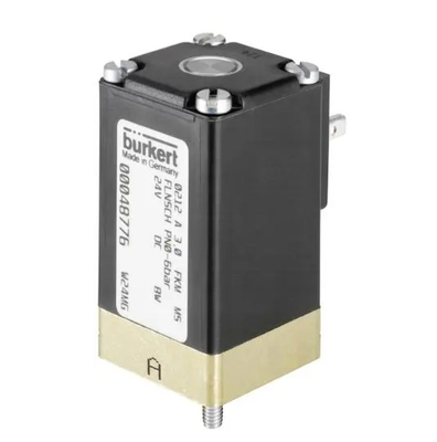 3/2 de válvula de solenoide de bronze de corrida resistente de alta pressão 6524 de Burkert para aplicações pneumáticas