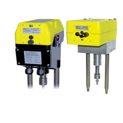 A válvula de controle Schischek varia trabalho elétrico ativo dobro do atuador pneumático com amortecedor