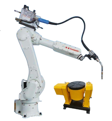 Simplificado use a linha central Kawasaki Robot RS010N da alta velocidade 6 com tocha de soldadura