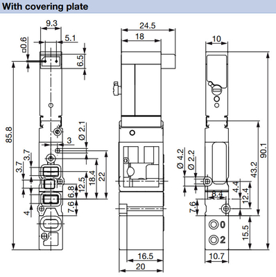 Atuador de Masoneilan com de válvula de solenoide de bronze de corrida resistente de alta temperatura 6524 de Burkert da válvula de solenoide de Burkert a 2/2