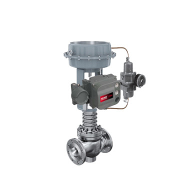 Válvula de controle chinesa da operação fácil com Fisher Digital Valve Positioner DVC6200