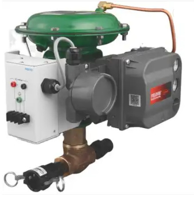 Válvula de controle pneumático com Peixe-Er o Positioner esperto do Positioner DVC6200 da válvula de Digitas