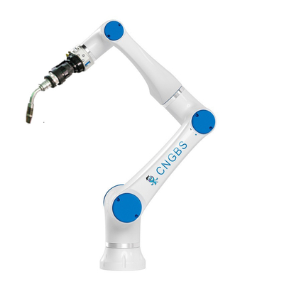 6 braço do robô de soldadura de Cobot da carga útil da linha central CNGBS 3kg com a máquina de soldadura do arco do Tig MiG
