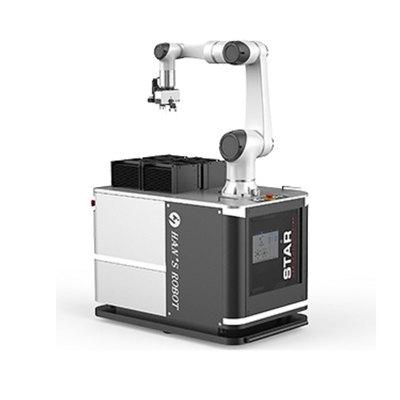 O AGV com Hansrobot novo 6 robôs colaboradores do braço robótico da linha central arma Elfin10