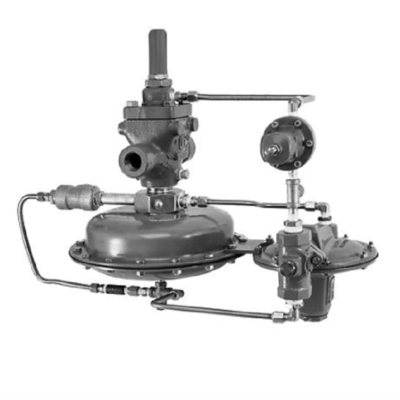 Fisher Regulator 1190 Válvula de proteção de gás de baixa pressão Válvula redutora de pressão operada por piloto para montagem em skid