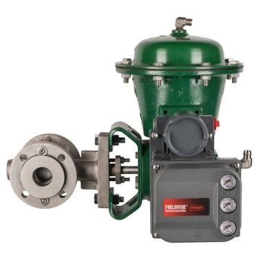 Válvula de controle chinesa da operação fácil com Fisher Digital Valve Positioner DVC6200