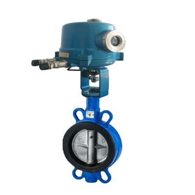 Actuador chinês com válvula de borboleta Keystone Figura 990 Ø 200 mm e ASME 125/150 AS 2129 Tabela E PN 10/16 BST'E Acomodação de flange