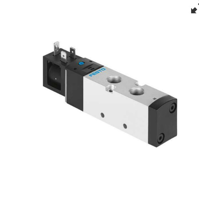 Válvula de controle chinesa com atuador pneumático e Asco 8210G e válvula de solenoide de Festo VUVS-L30