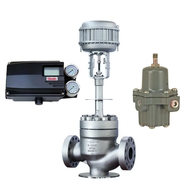 Tissints805 Smart com a válvula de controle esperta de Chuanyi do Positioner da válvula Tissints805 e a válvula de diminuição da pressão de Fisher67cfr