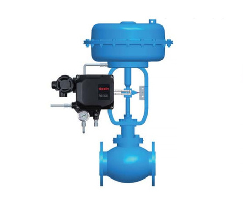 Válvula de diminuição da pressão de Tissin TS600R E-P Positioner With Chinese Chuan Yi Control Valve And Fisher 67CFR