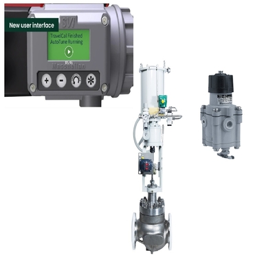 Válvula de regulamento pneumática de HCP Chuanyi com a válvula de diminuição da pressão do filtro do Positioner 78-40 da válvula de SVI3 Masoneilan