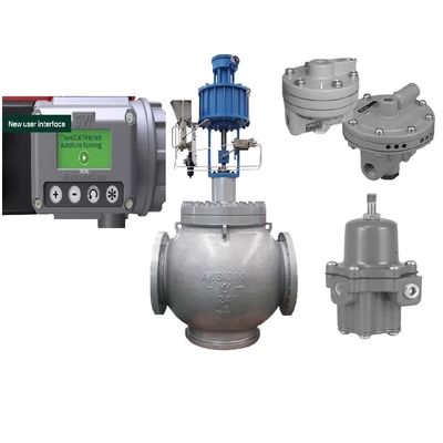 Regulador do impulsionador e do Fisher 67CFR do Positioner BR400 de Masoneilan SVI3 da válvula do ABM do chinês com o filtro para a válvula de controle do fluxo