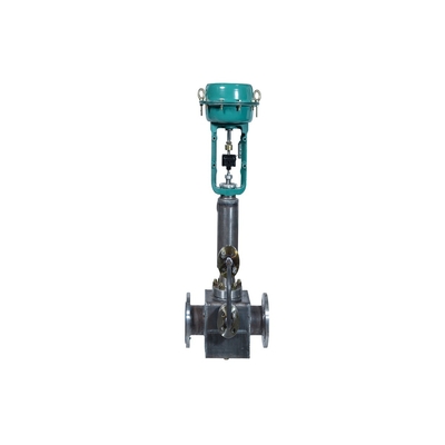 Válvula de controle do fluxo com o regulador do filtro de Fisher 67CFR e o Positioner da válvula de Foxboro SRD991