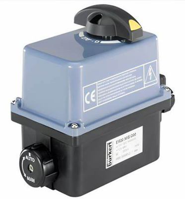 Atuador rotativo elétrico Burkert 8804 com válvula de esfera de 2/2 vias para solução de válvula de controle