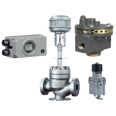 Positioner da válvula de Samson 3730-3 da válvula de controle do fluxo de Chuanyi com o regulador do filtro de Fisher 2625 e o Masoneilan 78-40