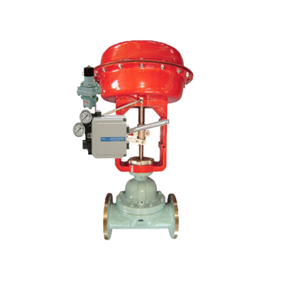 Válvula de controle chinesa do tipo com o positioner IP8000/8100 do atuador pneumático e da válvula de SMC e o regulador 78-80 masoneilan