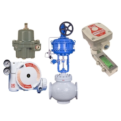 Válvula de controle do fluxo com o regulador do filtro da válvula de solenoide 67CFR do Positioner ASCO 551 da válvula de Flowserve 3200MD