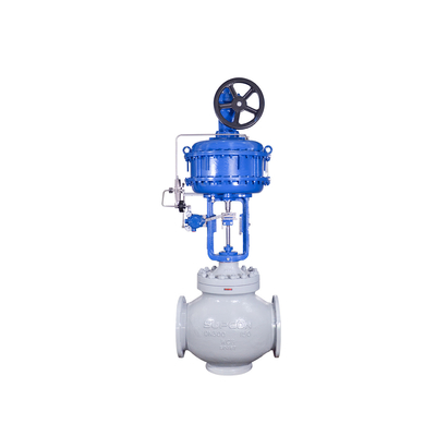 Válvula de controle do fluxo com o regulador do filtro da válvula de solenoide 67CFR do Positioner ASCO 551 da válvula de Flowserve 3200MD