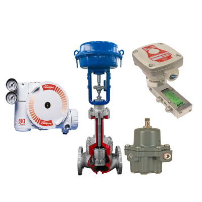Válvula de controle do fluxo com o regulador do filtro da válvula de solenoide 67CFR do Positioner ASCO 551 da válvula de Flowserve 3200MD