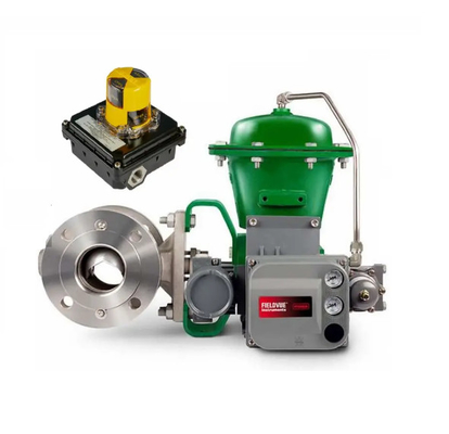 A posição giratória de Westlock monitora o interruptor de limite 3000 8300 3300 séries com a válvula de Fisher V150 e o Positioner DVC6200