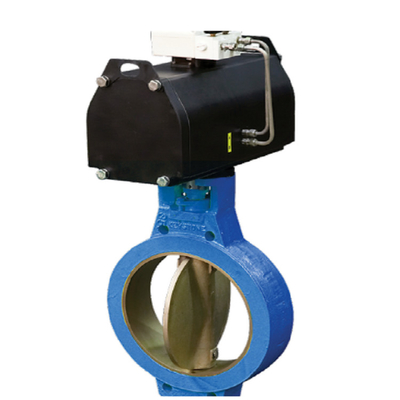 Actuador chinês com válvula de borboleta Keystone Figura 990 Ø 200 mm e ASME 125/150 AS 2129 Tabela E PN 10/16 BST'E Acomodação de flange